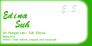 edina suh business card